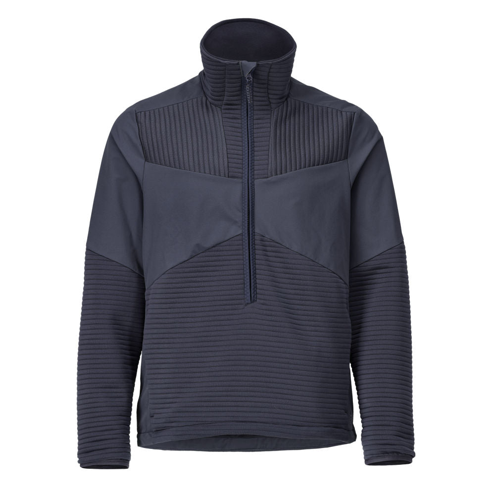 Pull polaire, zip court, doublure veste micropolaire