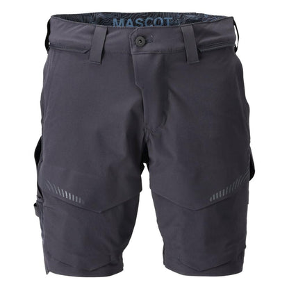Short, stretch, short léger, bleu noir