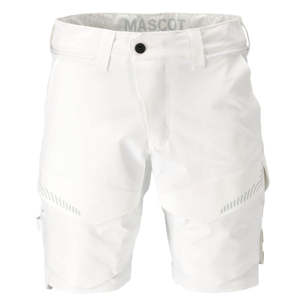 Short, stretch, short léger, blanc