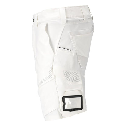 Short, stretch, short léger, blanc