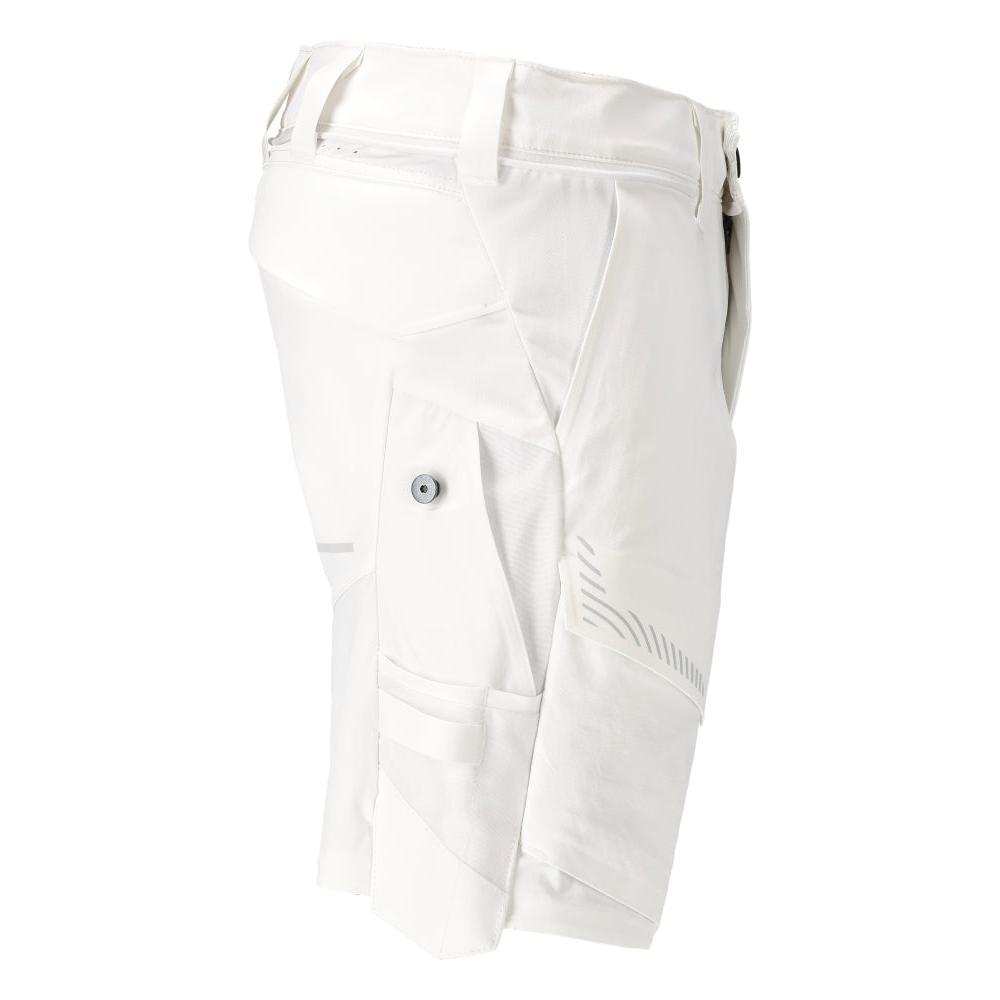 Short, stretch, short léger, blanc