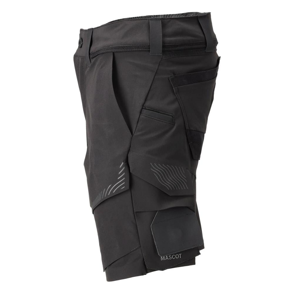 Short, stretch, short léger, noir
