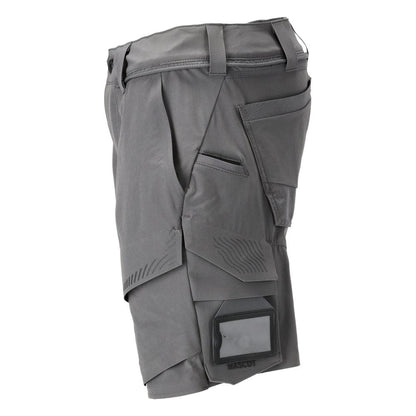 Short, stretch, short léger, gris anthracite
