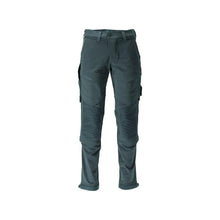 Pantalon, poches genoux, résistant, pantalon stretch, vert forêt