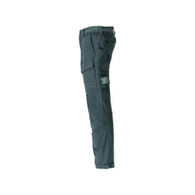 Pantalon, poches genoux, résistant, pantalon stretch, vert forêt