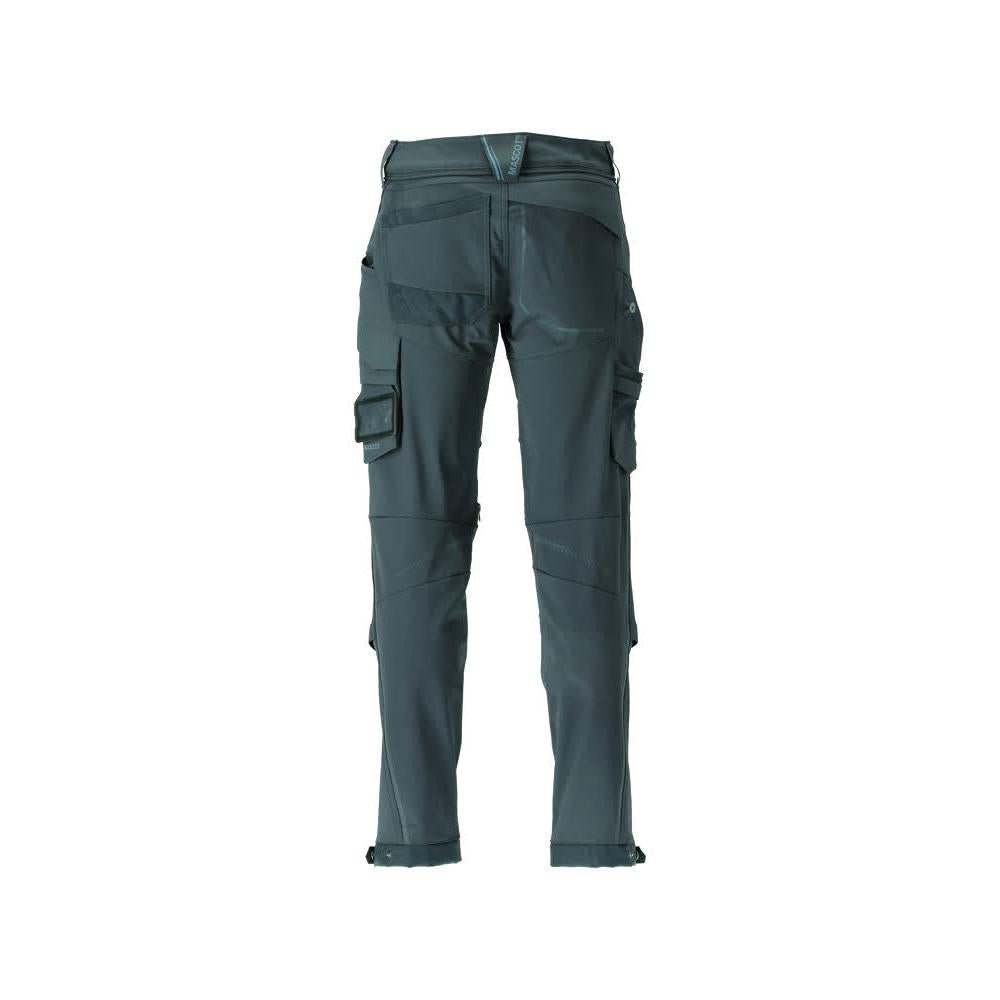 Hose,Knietaschen,strapazierfähig,Stretch Hose, waldgrün