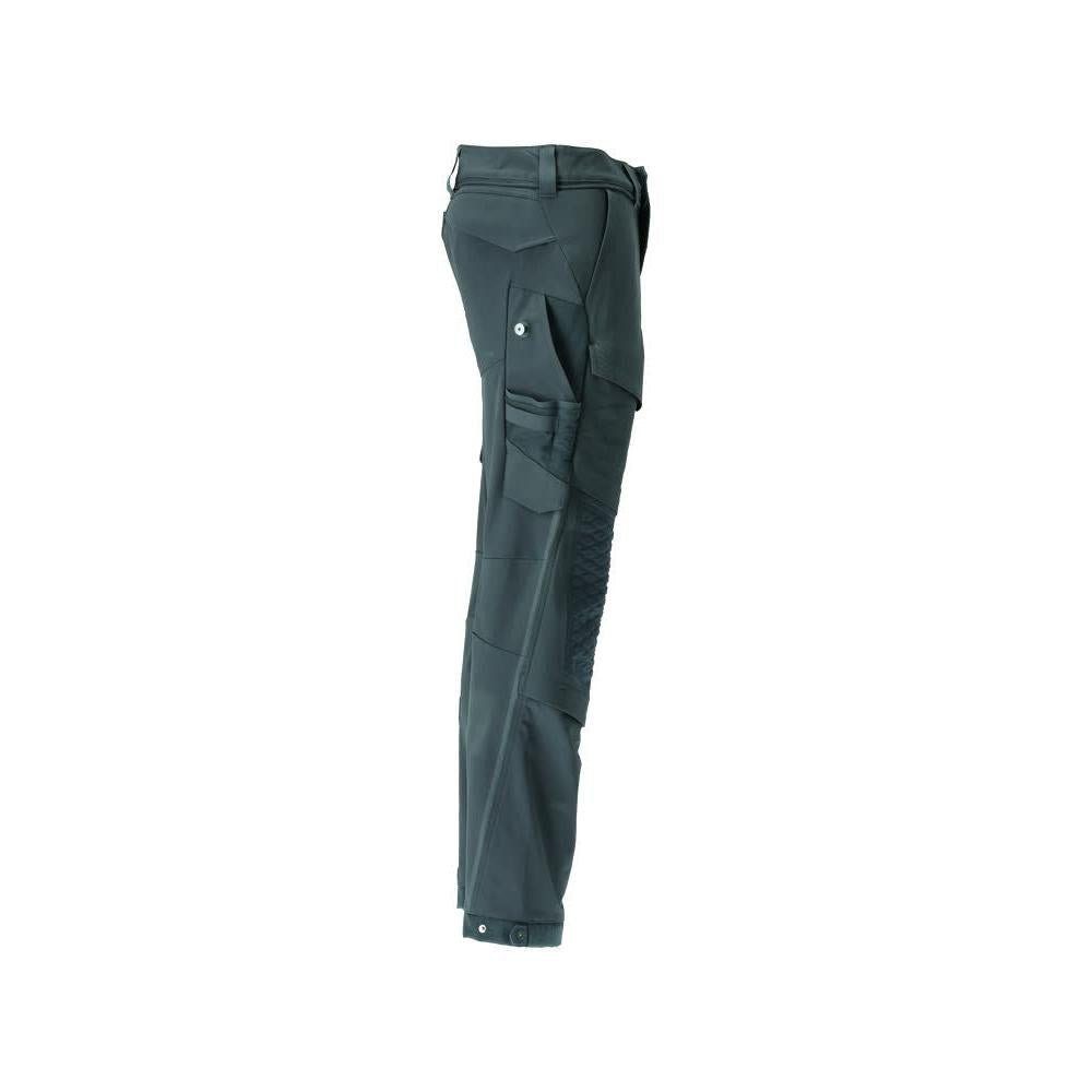 Hose,Knietaschen,strapazierfähig,Stretch Hose, waldgrün