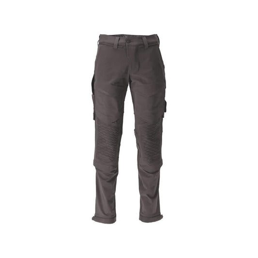 Pantalon, poches genoux, pantalon stretch résistant, gris anthracite