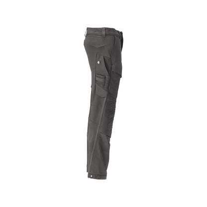 Pantalon, poches genoux, pantalon stretch résistant, gris anthracite