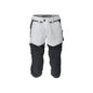 Pantalon trois-quarts, poches genoux, pantalon trois-quarts artisan stretch, blanc/gris anthracite