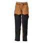 Hose mit Knietaschen, Damen Hose, nussbraun/schwarz