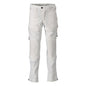 Pantalon, poches genoux, stretch, pantalon léger, blanc