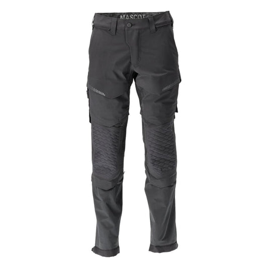 Hose, Knietaschen, Stretch, leicht Hose, schwarz