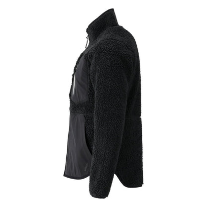 Veste en fourrure de fibre avec fermeture éclair Veste en fourrure de fibre