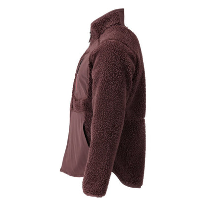 Veste en fourrure de fibre avec fermeture éclair Veste en fourrure de fibre