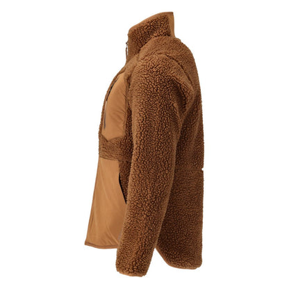 Veste en fourrure de fibre avec fermeture éclair Veste en fourrure de fibre