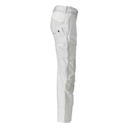 Pantalon avec poches genoux, pantalon femme, blanc