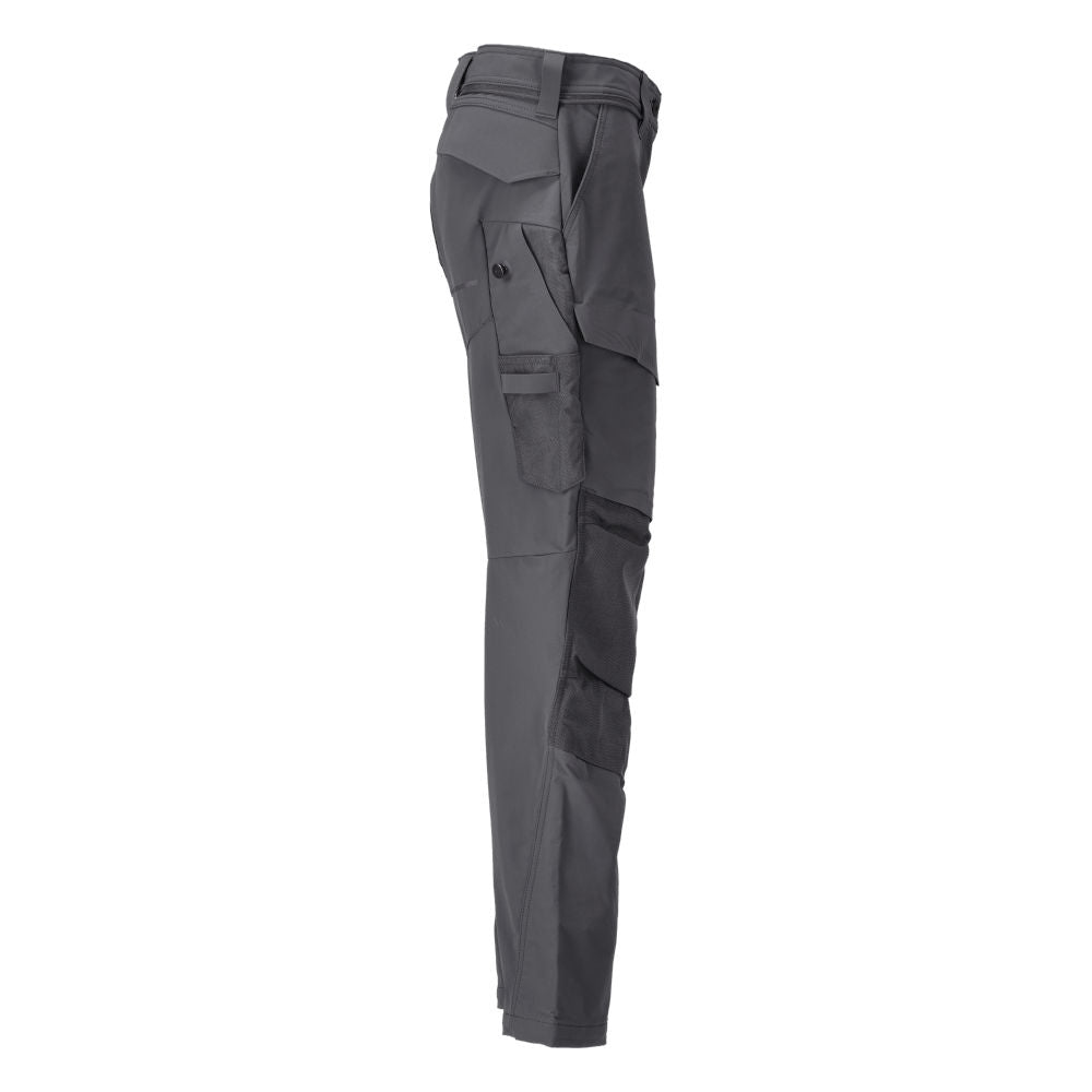 Hose mit Knietaschen, Damen Hose, Anthrazitgrau