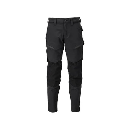 Hose mit Knietaschen, ULTIMATE STRETCH Hose, schwarz