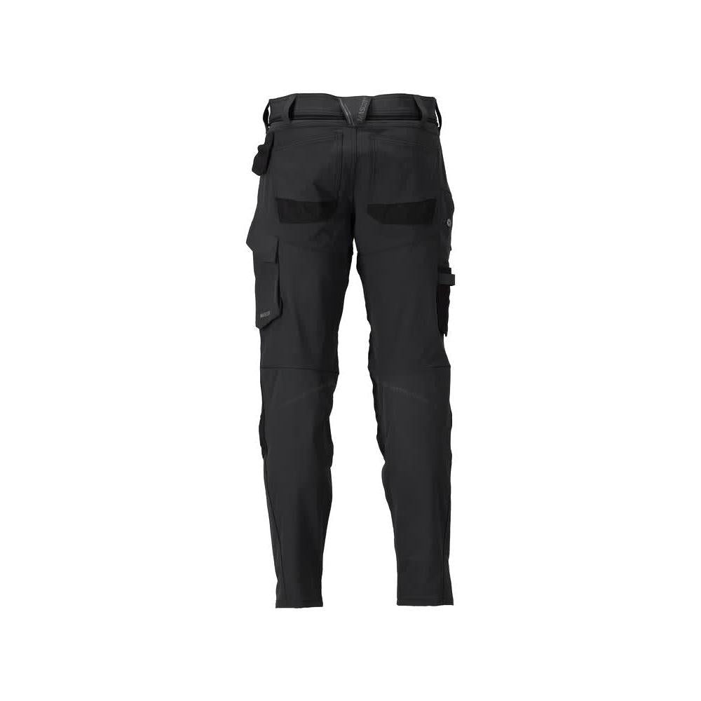 Hose mit Knietaschen, ULTIMATE STRETCH Hose, schwarz