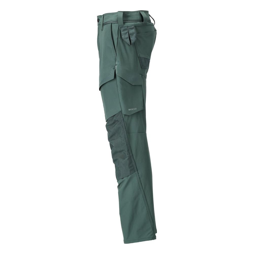 Hose mit Knietaschen, ULTIMATE STRETCH Hose, waldgrün