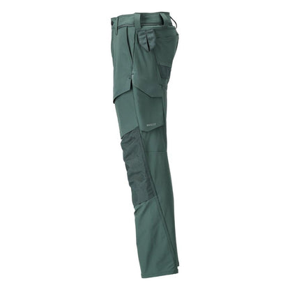 Hose mit Knietaschen, ULTIMATE STRETCH Hose, waldgrün