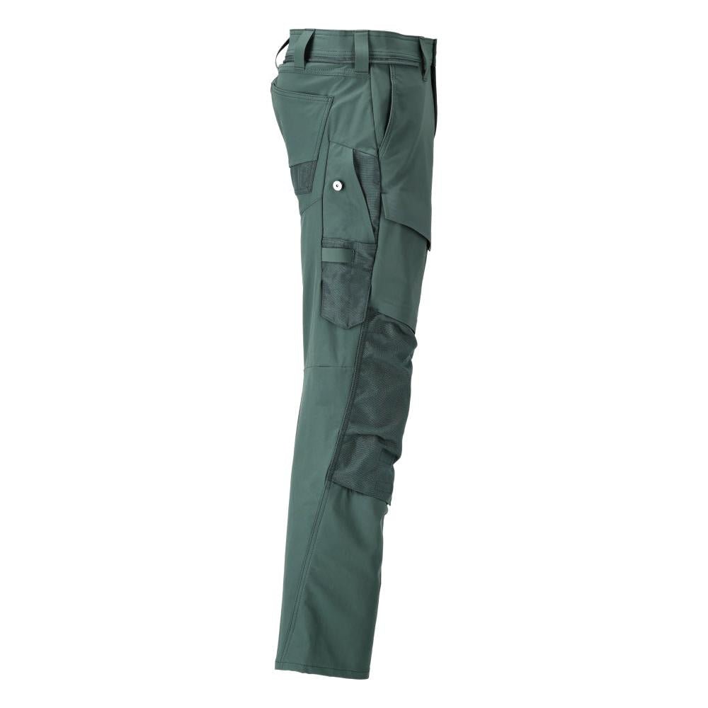 Hose mit Knietaschen, ULTIMATE STRETCH Hose, waldgrün