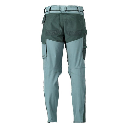 Hose mit Knietaschen, ULTIMATE STRETCH Hose, helles waldgrün/waldgrün
