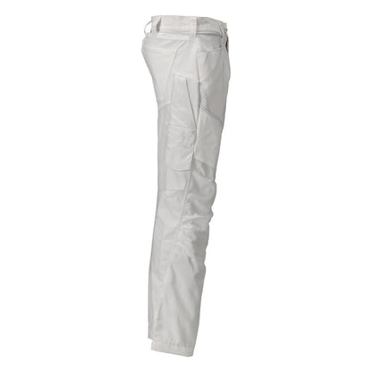 Pantalon avec poches genoux, blanc