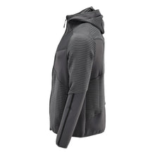 Pull polaire, capuche, veste micropolaire zippée, gris anthracite