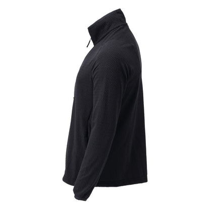 Microfleece Pullover mit kurzum Zipper Microfleecejacke