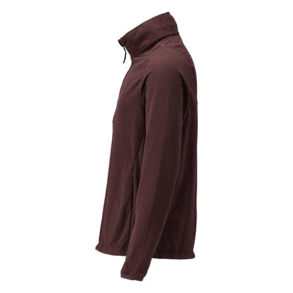 Microfleece Pullover mit kurzum Zipper Microfleecejacke
