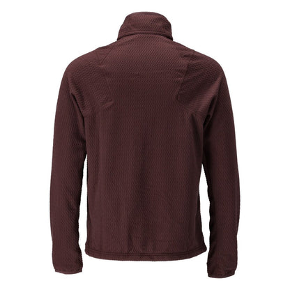Microfleece Pullover mit kurzum Zipper Microfleecejacke
