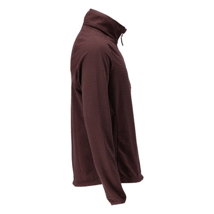 Microfleece Pullover mit kurzum Zipper Microfleecejacke