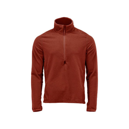 Microfleece Pullover mit kurzum Zipper Microfleecejacke