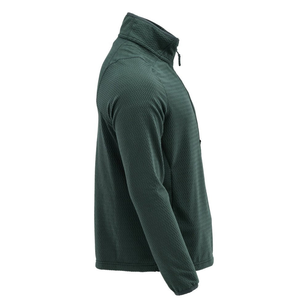 Microfleece Pullover mit kurzum Zipper Microfleecejacke