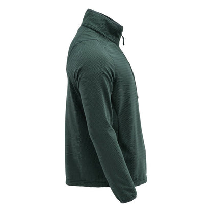 Microfleece Pullover mit kurzum Zipper Microfleecejacke