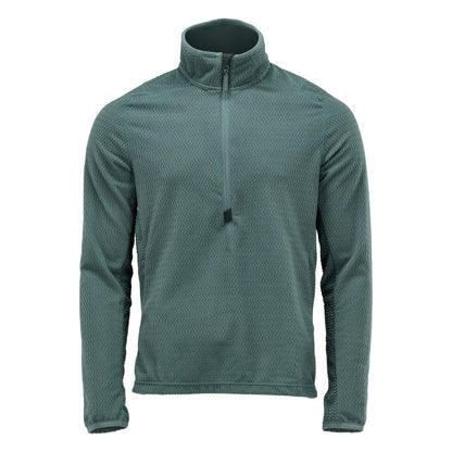 Microfleece Pullover mit kurzum Zipper Microfleecejacke