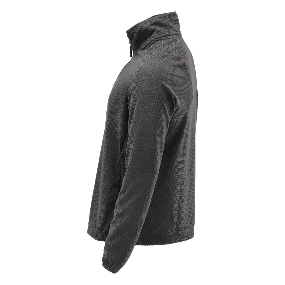 Microfleece Pullover mit kurzum Zipper Microfleecejacke