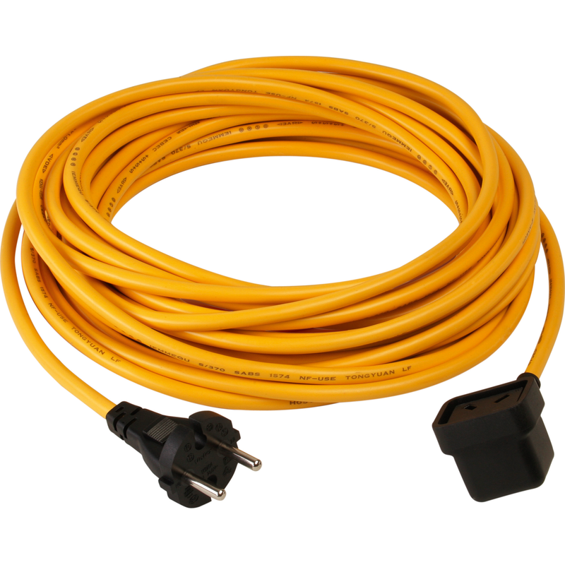 Numatic Zuleitung 2-adrig, 10 m x 1,0 mm, NuCable, gelb | Packung (1 Stück)
