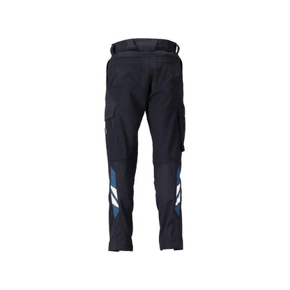 Hose mit Knietaschen, Damen Hose, schwarzblau