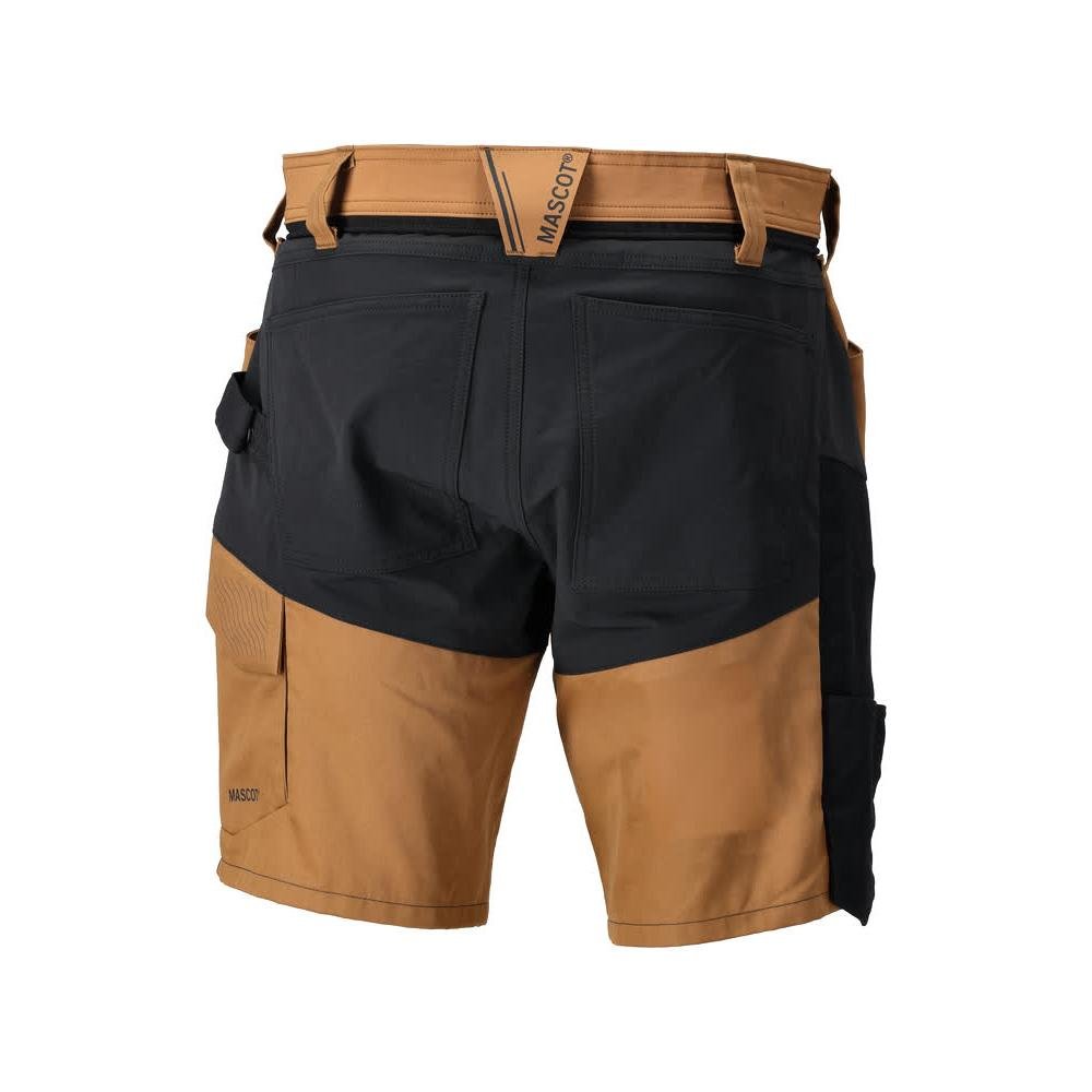 Shorts, geringes Gewicht Shorts, nussbraun/schwarz