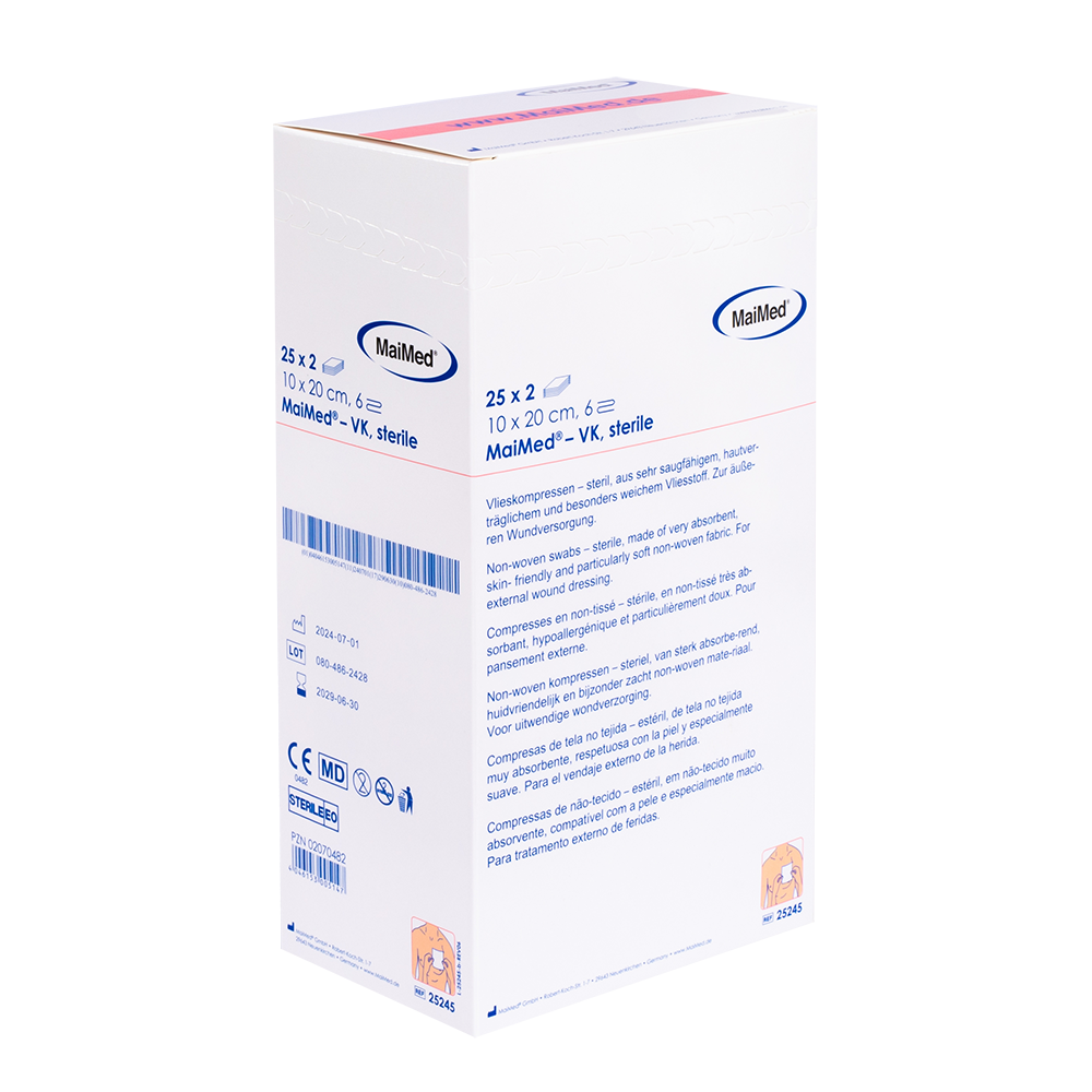 MaiMed-VK Vlieskompressen steril