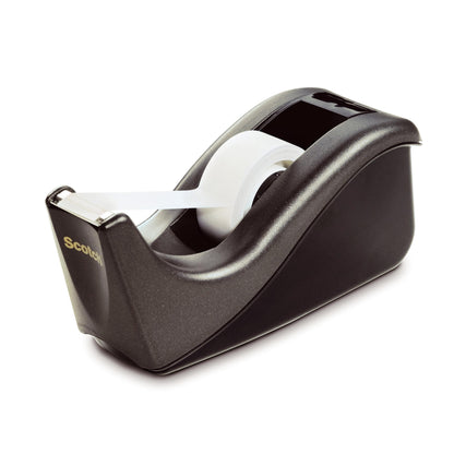 Le dévidoir de ruban adhésif Scotch™ C60 de 3M Deutschland GmbH contient un rouleau de ruban adhésif invisible Scotch® Magic™ de 19 mm x 33 mm et dispose d'une lame en métal.