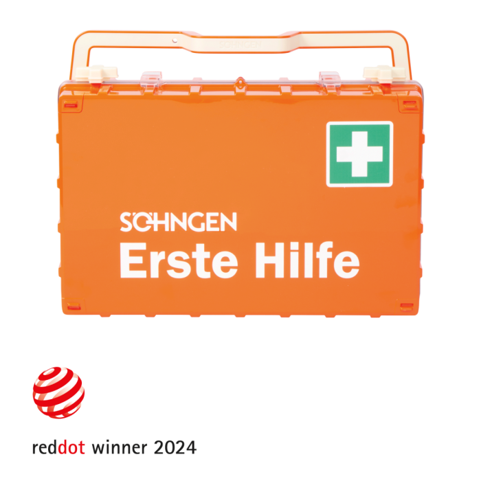Erste-Hilfe-Koffer orange DYNAMIC-GLOW L Standard ERW DIN 13169