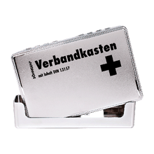 Verbandkasten KIEL Chrome mit Füllung Standard DIN 13157