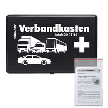Trousse de secours automobile conforme à la norme DIN 13164, avec un drap de réanimation SÖHNGEN®