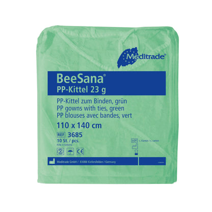 BeeSana® PP-Kittel Schutzmantel für Personal und Besucher 10 Packung