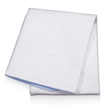 AMPri MED-COMFORT Bettschutzunterlage waschbar 75 x 90 cm, blau/weiß | Packung (1 Stück)