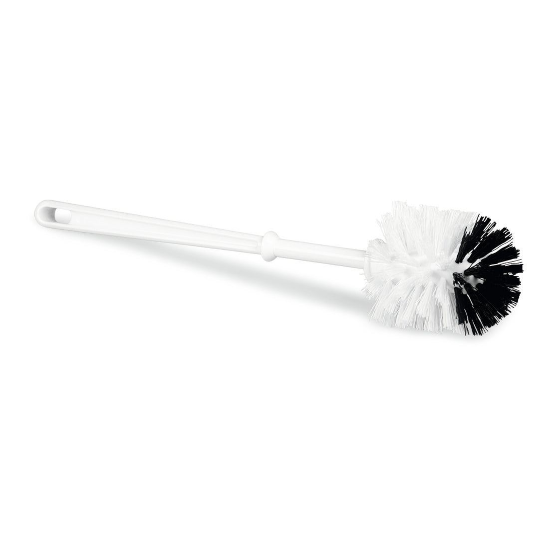 La brosse WC Nölle Profi Brush (Ø 75 mm, 38 cm), de Nölle Profi Brush Bürsten- & Pinseltechnik e.K., dispose de poils noirs et d'une poignée avec trou de suspension pour plus de confort.